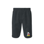 Men's Mickey Mouse Cartoon Athletic Fleece Shorts