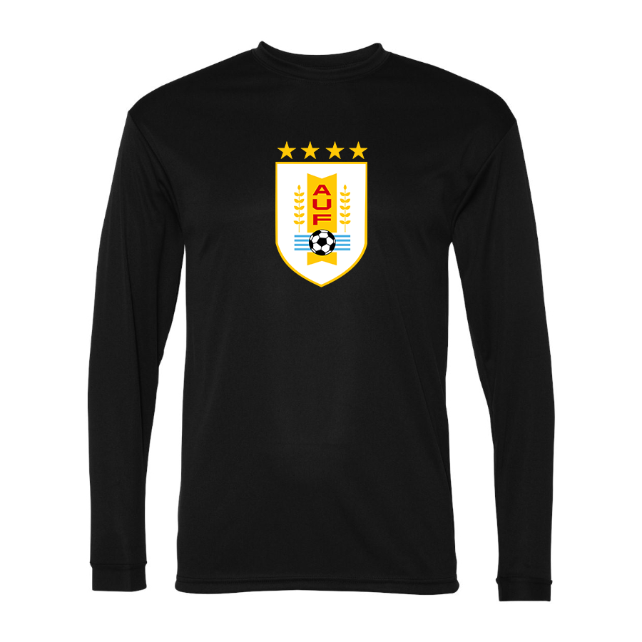 Men’s Uruguay National Soccer Team  - C2 Sport - Performance Long Sleeve T-Shirt - 5104