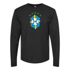 Men's Brazil National Soccer Team Long Sleeve T-Shirt