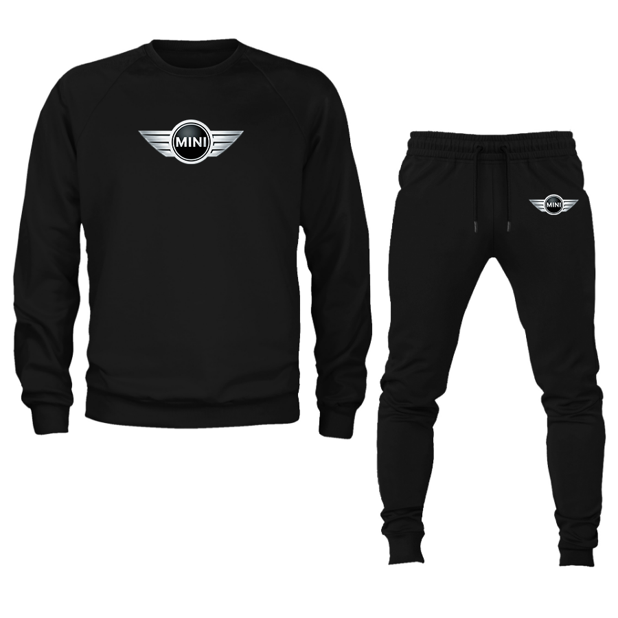 Men’s Mini Cooper Car Crewneck Sweatshirt Joggers Suit