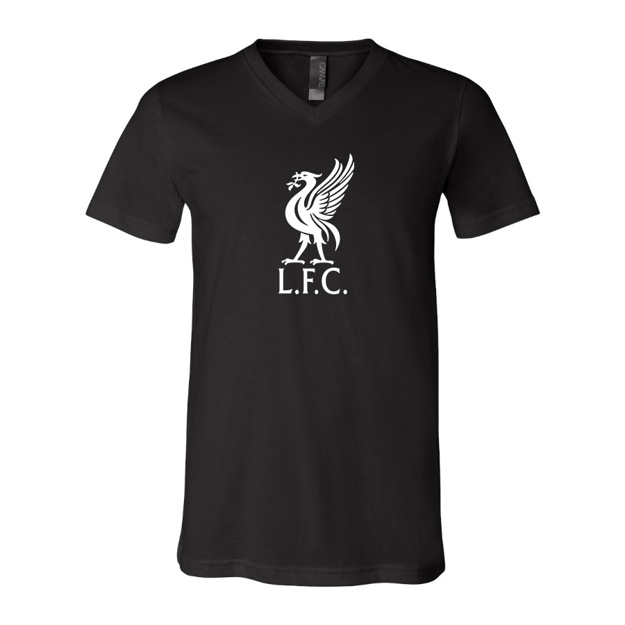 Men’s  Liverpool L.F.C Soccer  - BELLA + CANVAS - Jersey V-Neck Tee - 3005