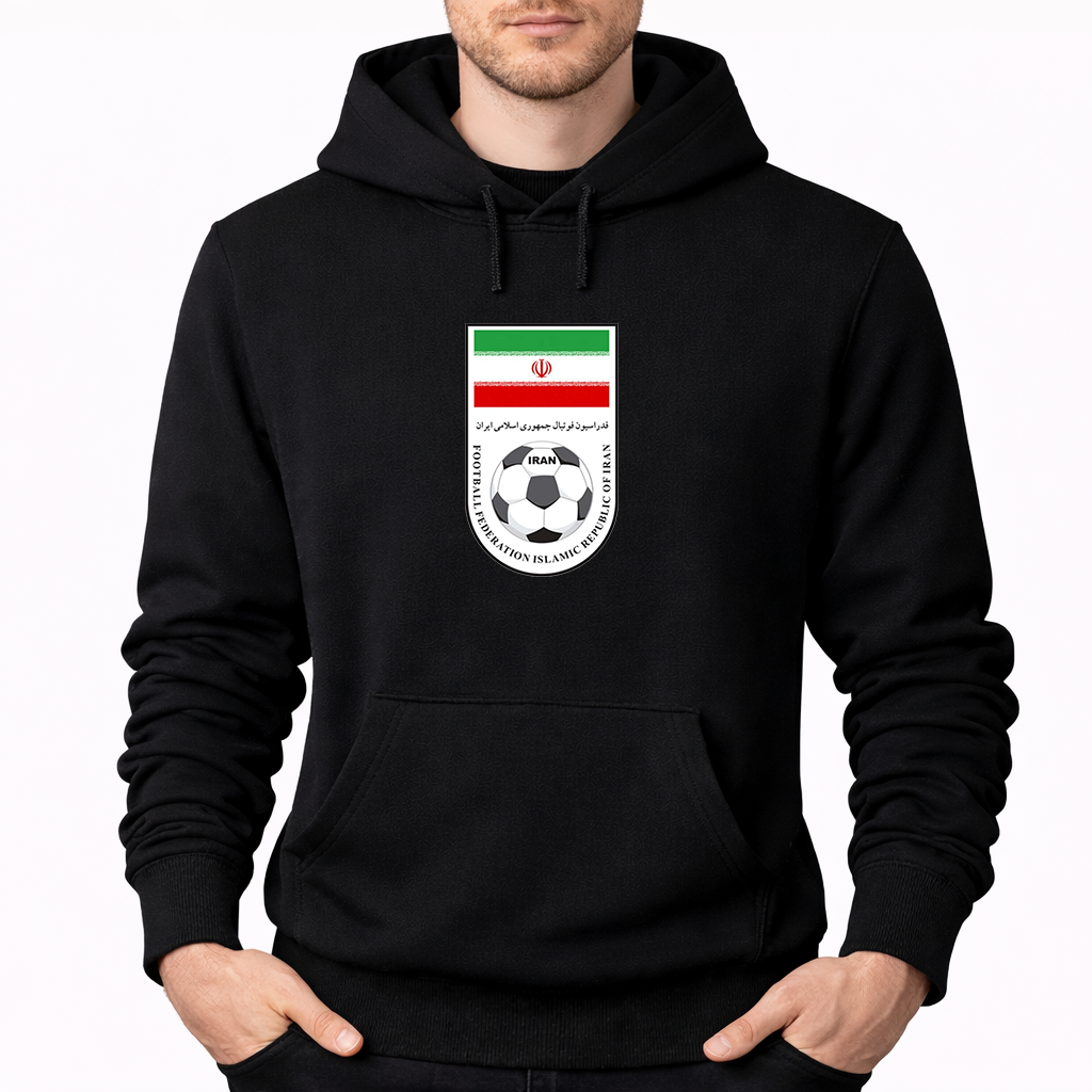 Men's Iran National Soccer Team Pullover Hoodie