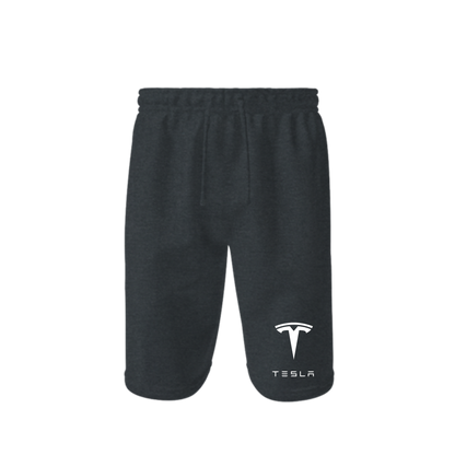 Men’s Tesla Motorsports Car Athletic Fleece Shorts