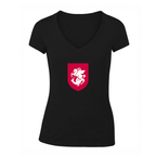 Women's Georgia National Soccer Team V-Neck T-Shirt