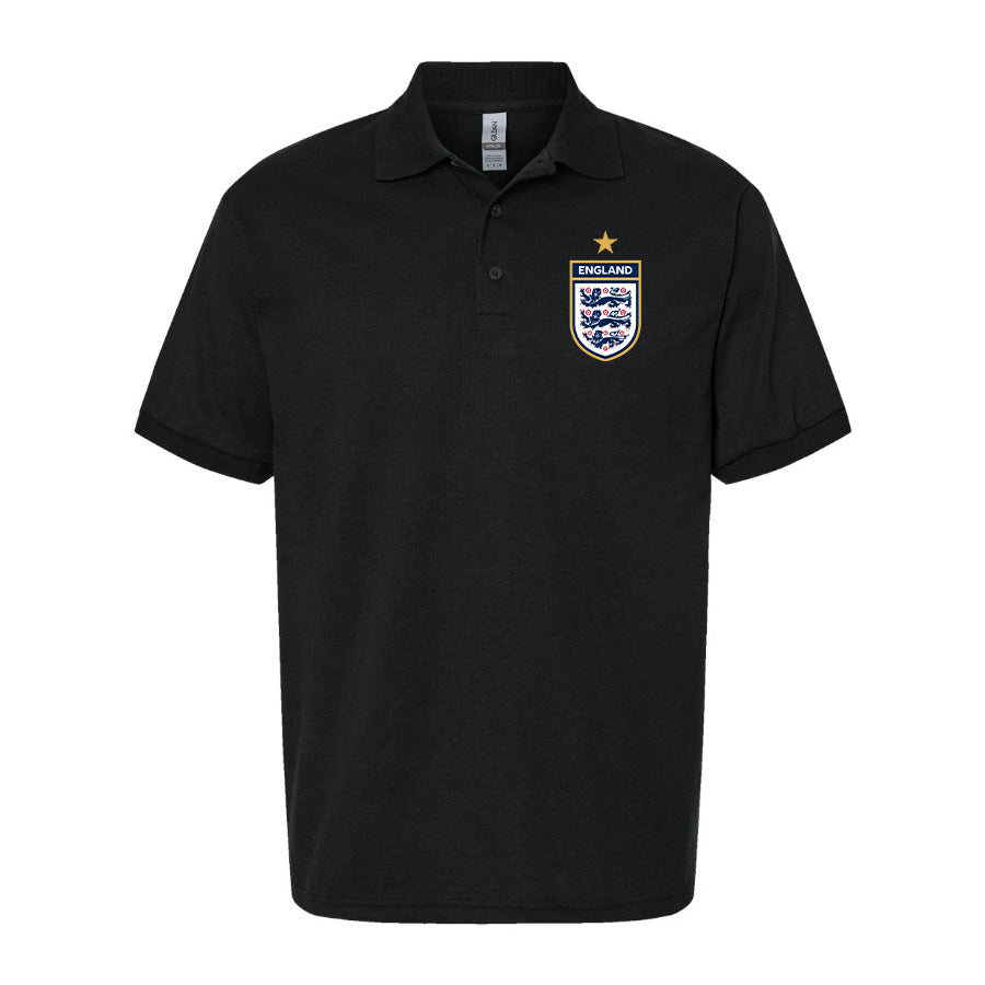 Men's England National Soccer Team Dry Blend Polo