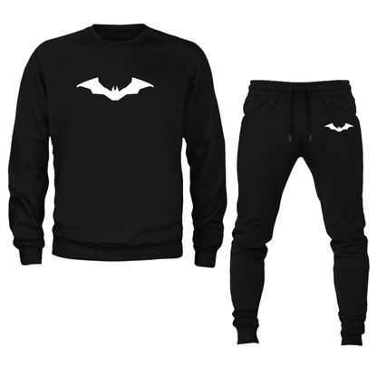 Men's New Batman DC Universe Superhero Crewneck Sweatshirt Joggers Suit