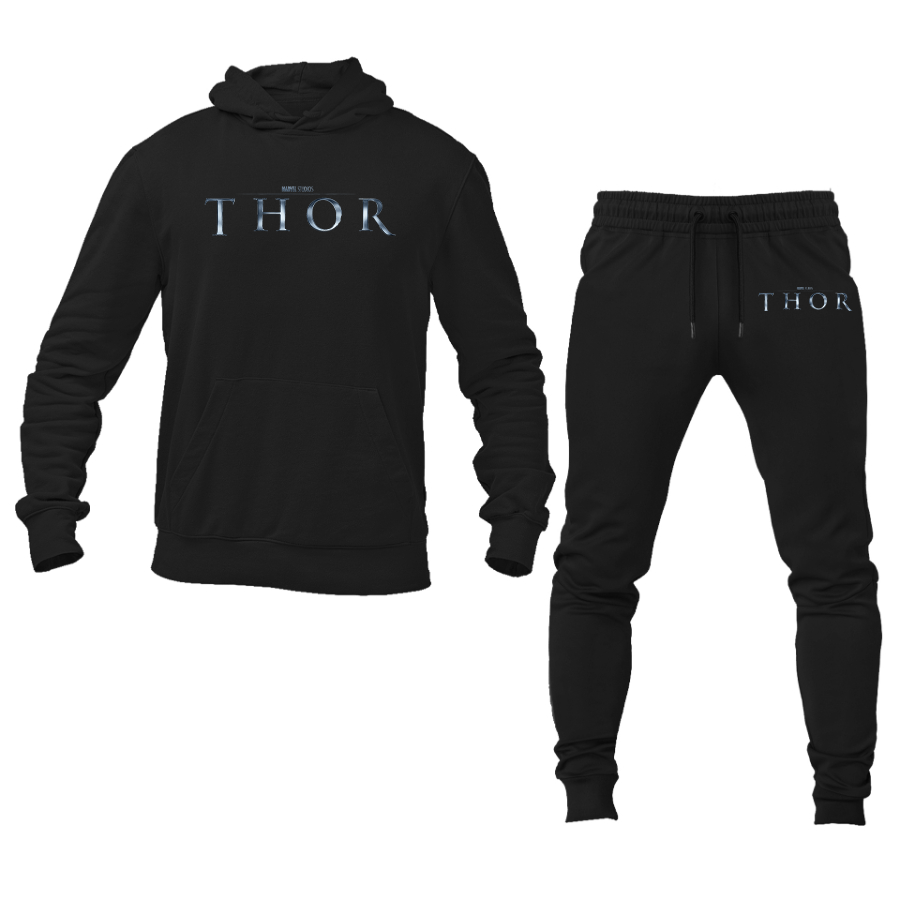Men's Thor Marvel Superhero Hoodie Joggers Set