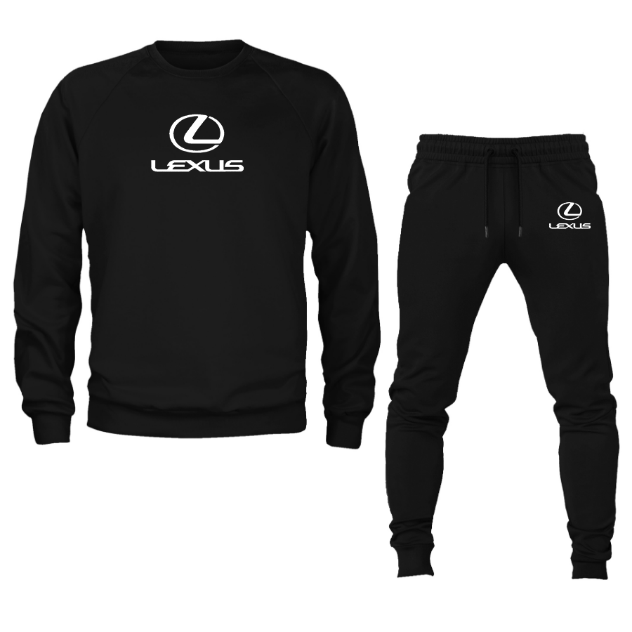 Men’s Lexus Car Crewneck Sweatshirt Joggers Suit