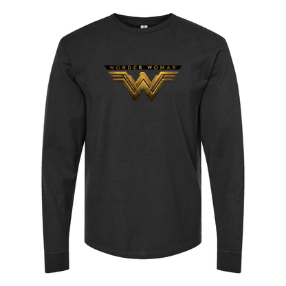 Youth Kids Wonder Woman DC Superhero Long Sleeve T-Shirt