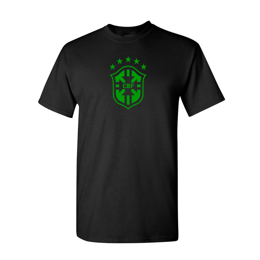 Men's Brazil Soccer Cotton T-Shirt