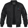Men's TikTok Social Lightweight Bomber Jacket Windbreaker Softshell Varsity Jacket Coat