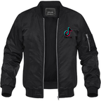 Men's TikTok Social Lightweight Bomber Jacket Windbreaker Softshell Varsity Jacket Coat