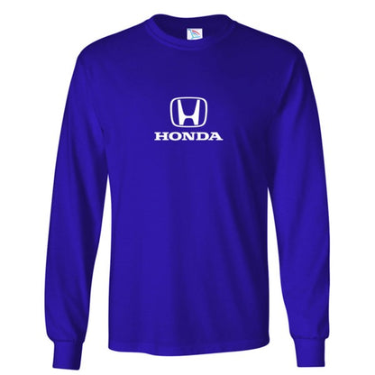 Youth Kids Honda Motorsport Car Long Sleeve T-Shirt