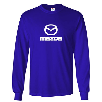 Youth Kids Mazda Car Long Sleeve T-Shirt