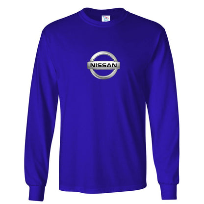 Youth Kids Nissan Motorsport Car Long Sleeve T-Shirt