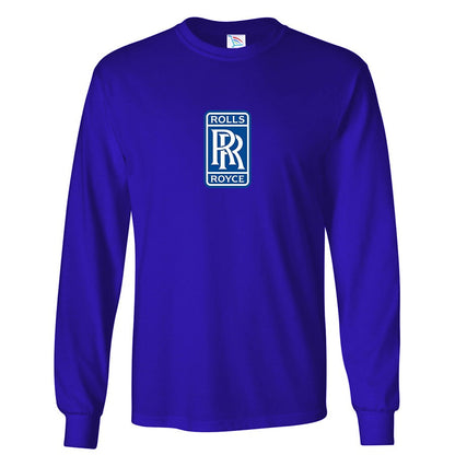 Men’s Rolls Royce Motorsport Car Long Sleeve T-Shirt