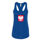 Women's Poland National Soccer Team Racerback Tank Top