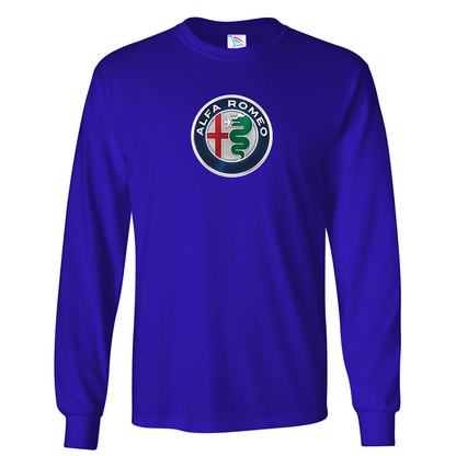 Men's Alfa Romeo Car Long Sleeve T-Shirt