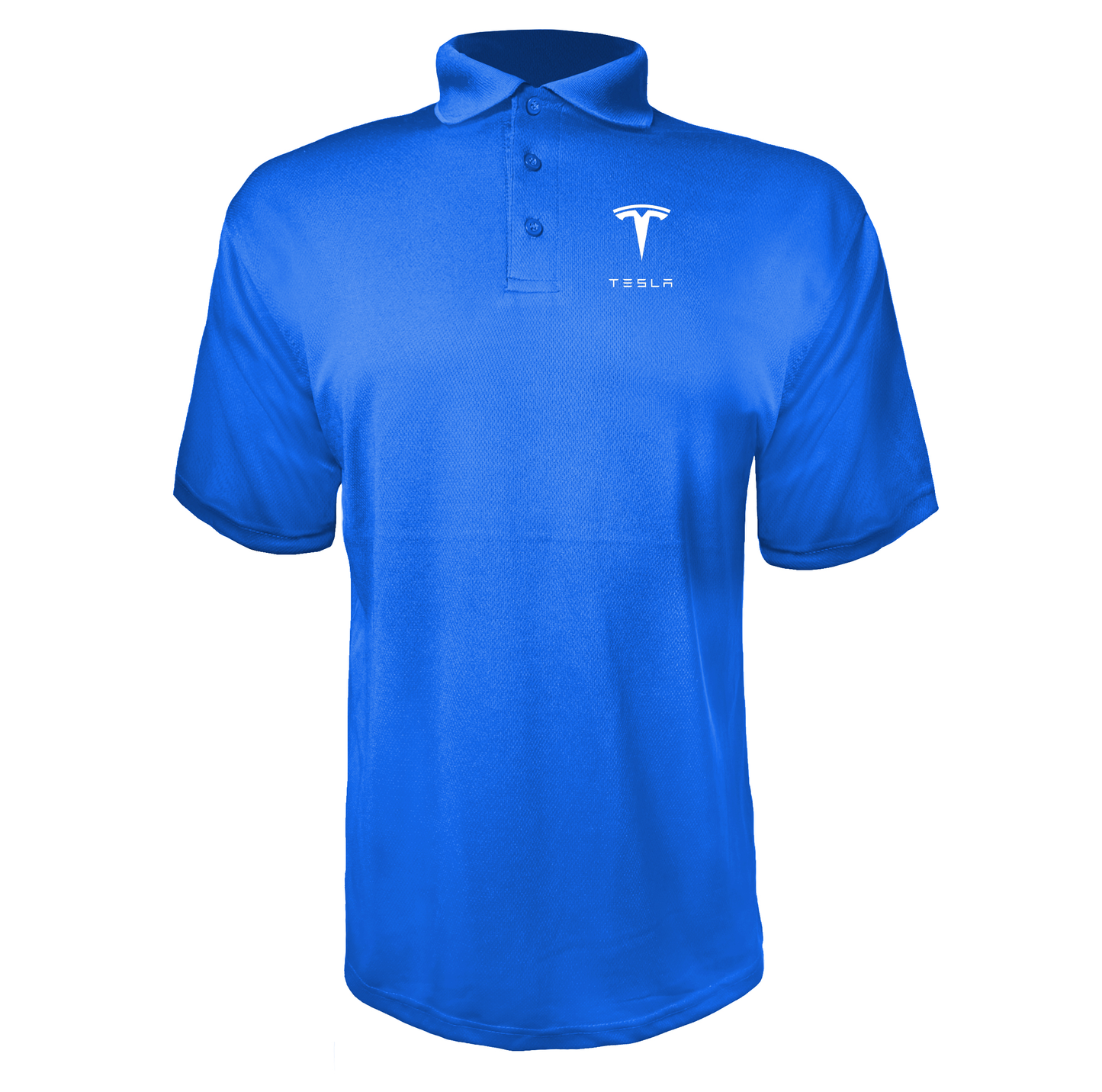 Men’s Tesla Motorsports Car Polyester Polo