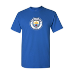 Youth Kids Manchester City Soccer Cotton T-Shirt
