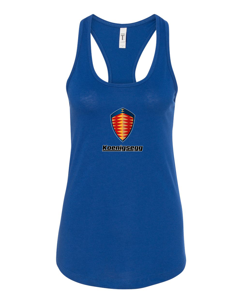 Women's Koenigsegg Car Racerback Tank Top