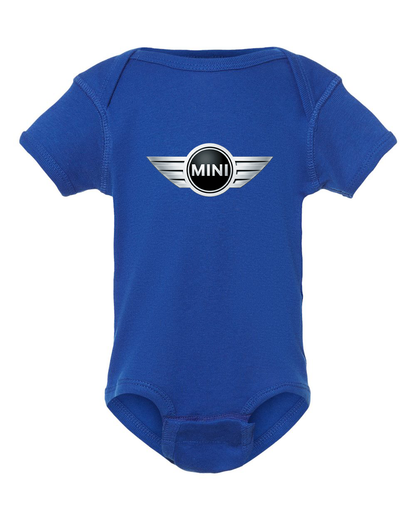 Mini Cooper Car Baby Romper Onesie