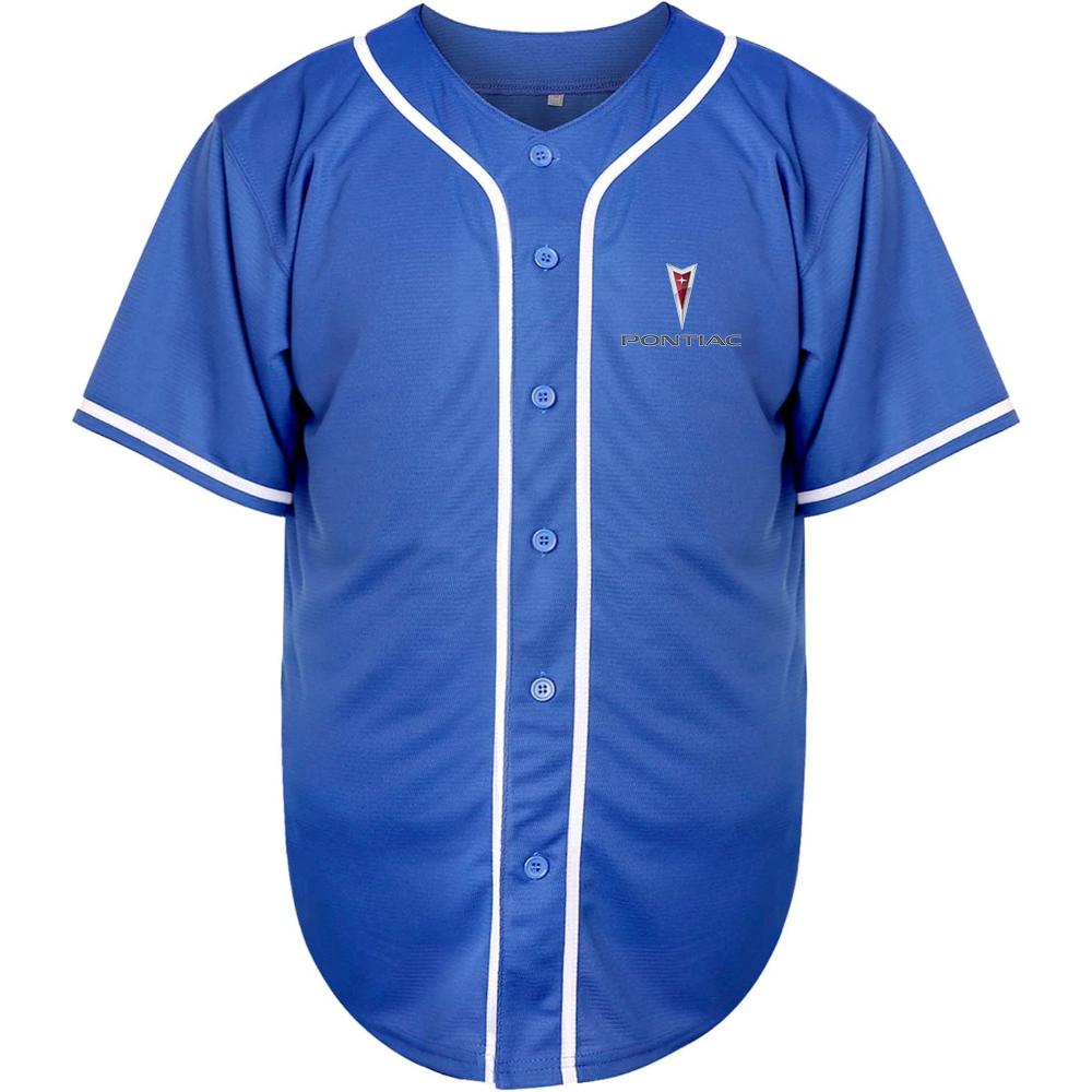 Men’s Pontiac Car Baseball Jersey