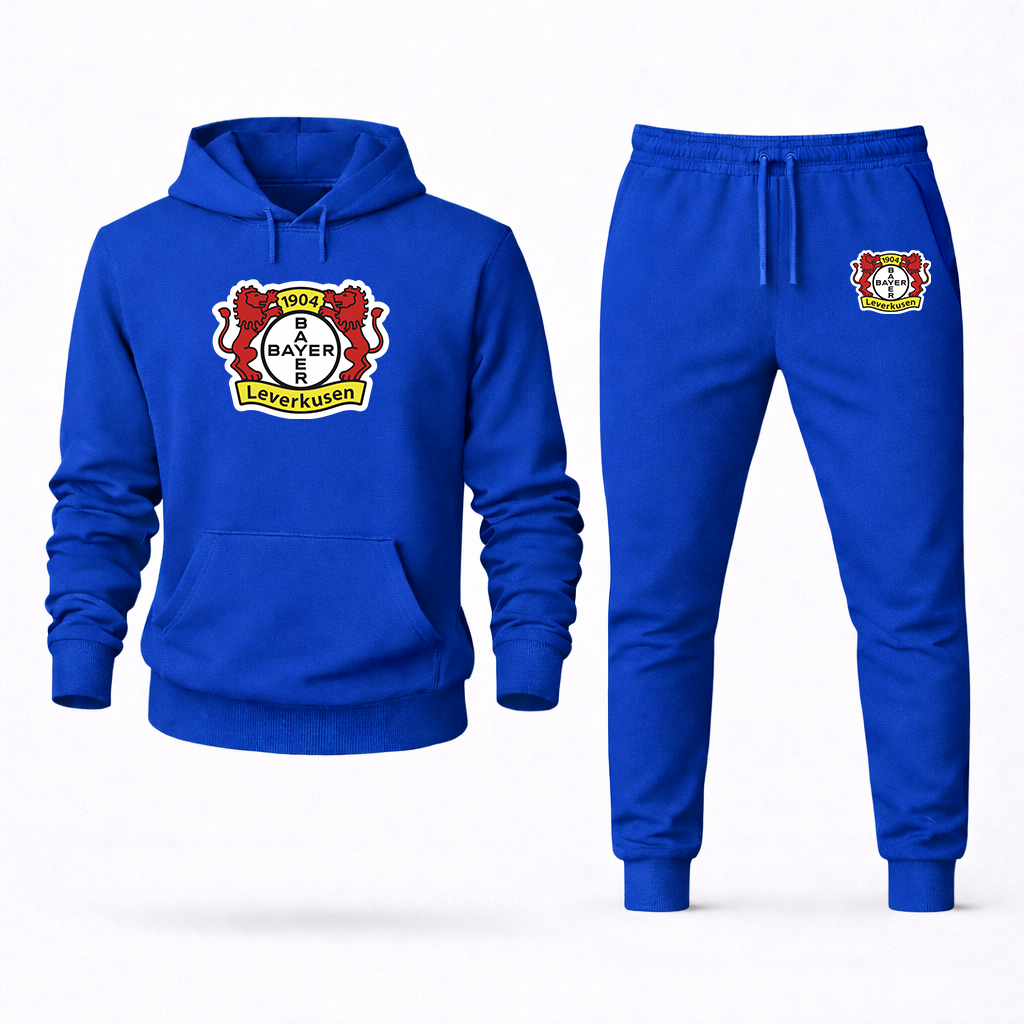 Men's Bayer Leverkusen FC Hoodie Joggers Set