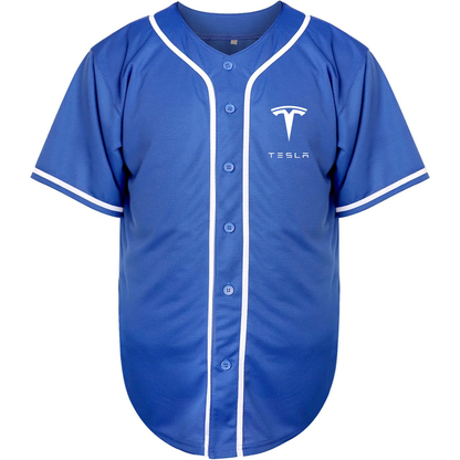 Men’s Tesla Motorsports Car Baseball Jersey