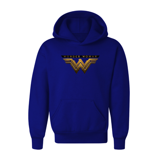 Youth Kids Wonder Woman DC Superhero Pullover Hoodie