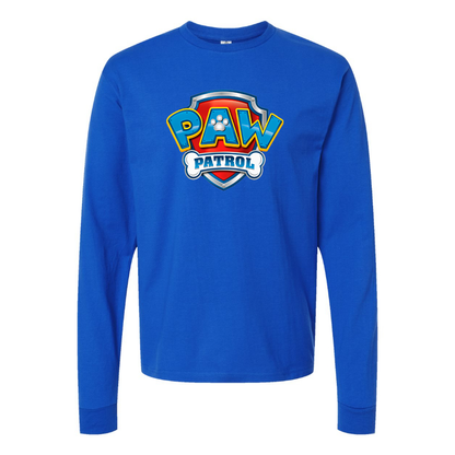 Youth Kids Paw Patrol Cartoon Long Sleeve T-Shirt