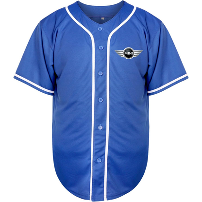 Men’s Mini Cooper Car Baseball Jersey