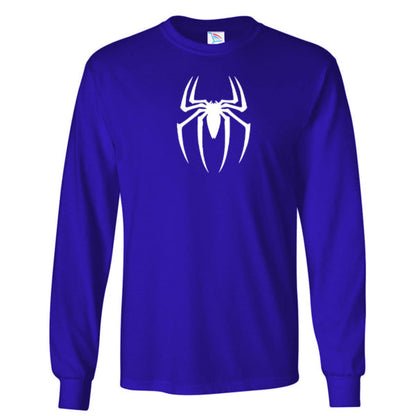 Youth Kids Spiderman Marvel Avengers Superhero Long Sleeve T-Shirt
