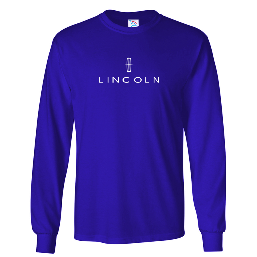 Youth Kids Lincoln Car Long Sleeve T-Shirt