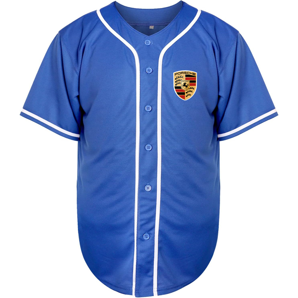 Men’s Porsche Car Baseball Jersey