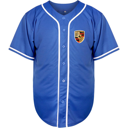 Men’s Porsche Car Baseball Jersey