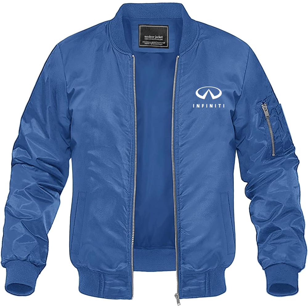 Men’s Infiniti Luxury Car Lightweight Bomber Jacket Windbreaker Softshell Varsity Jacket Coat