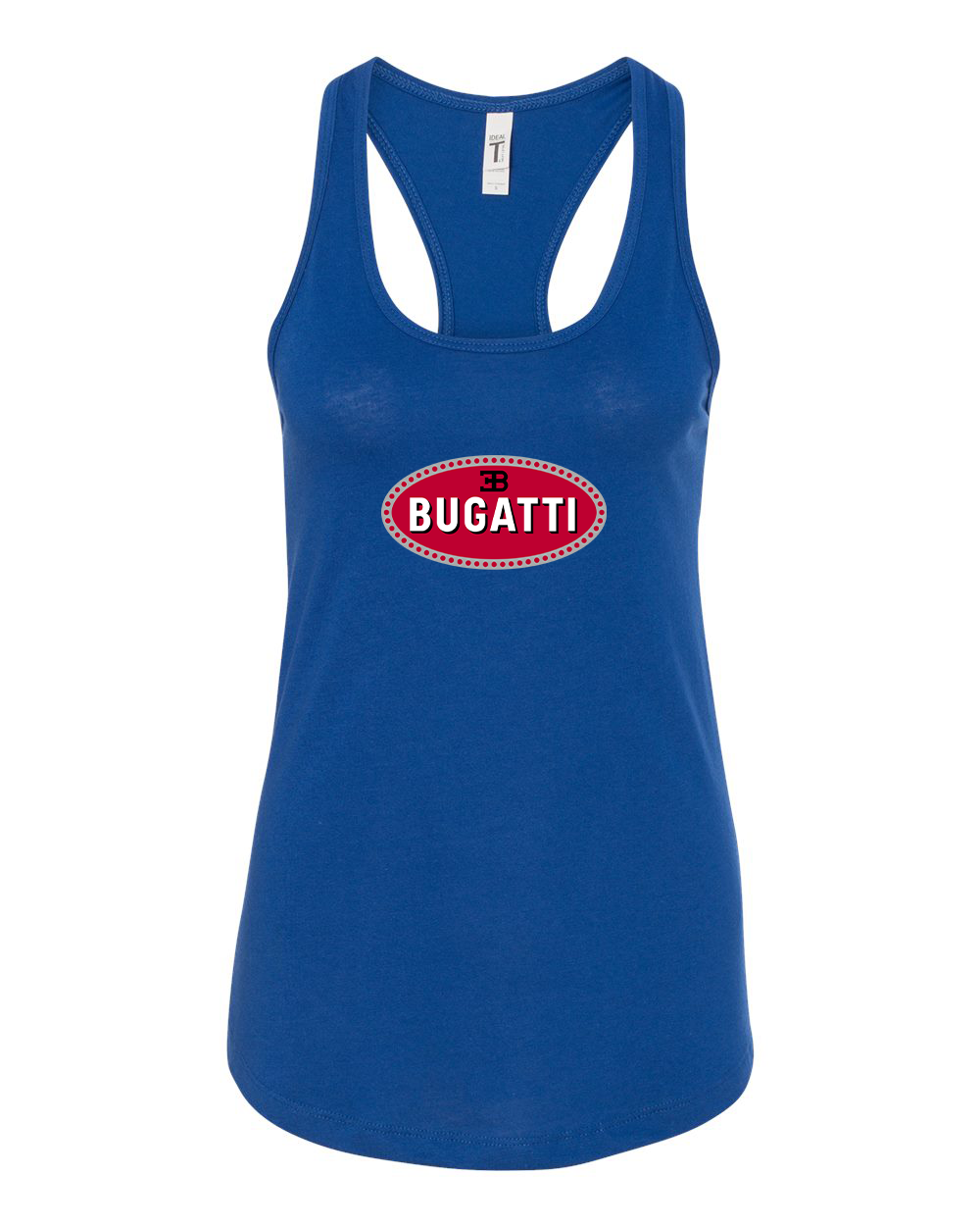 Women's Bugatti Car Racerback Tank Top