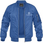 Men's Versace Lightweight Bomber Jacket Windbreaker Softshell Varsity Jacket Coat