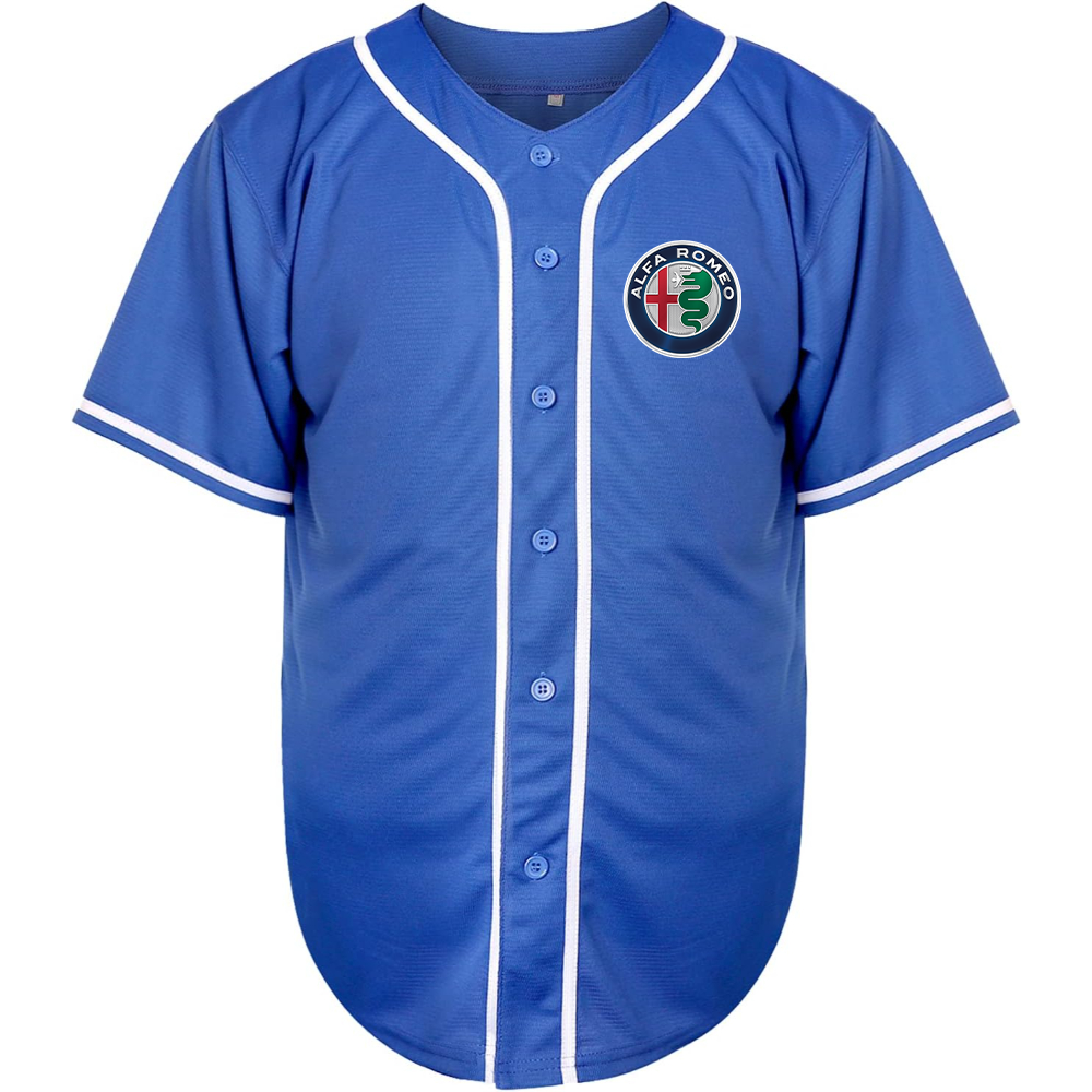 Men's Alfa Romeo Car Baseball Jersey