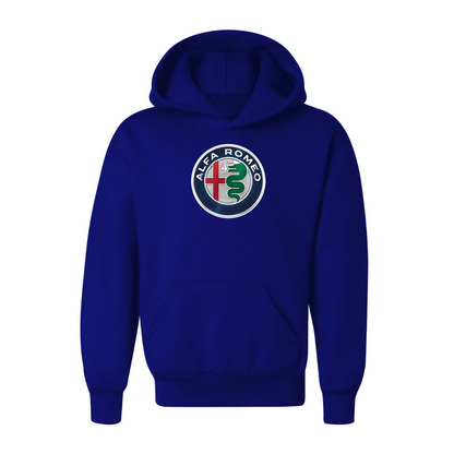 Youth Kids Alfa Romeo Car Pullover Hoodie