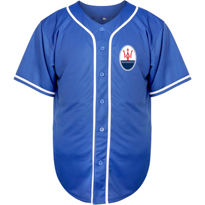 Men’s Maserati Car Baseball Jersey