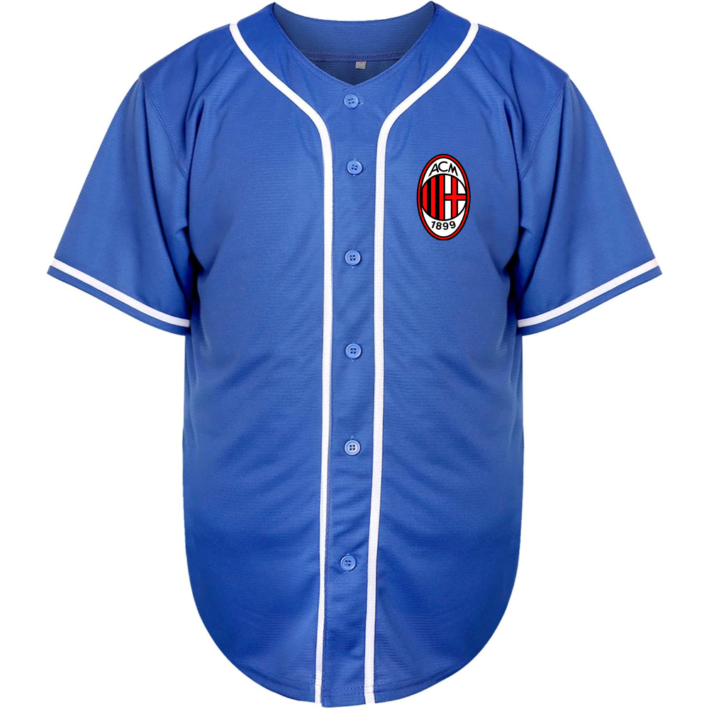 Men’s AC Milan Soccer Baseball Jersey