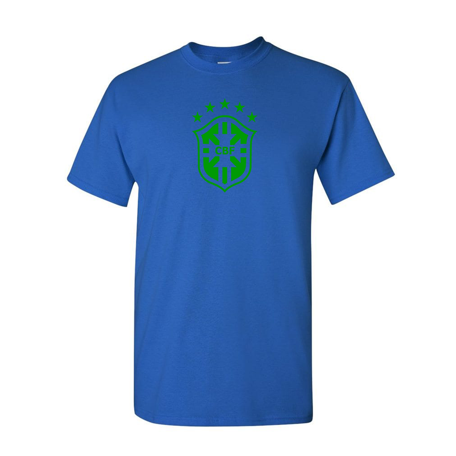 Men's Brazil Soccer Cotton T-Shirt