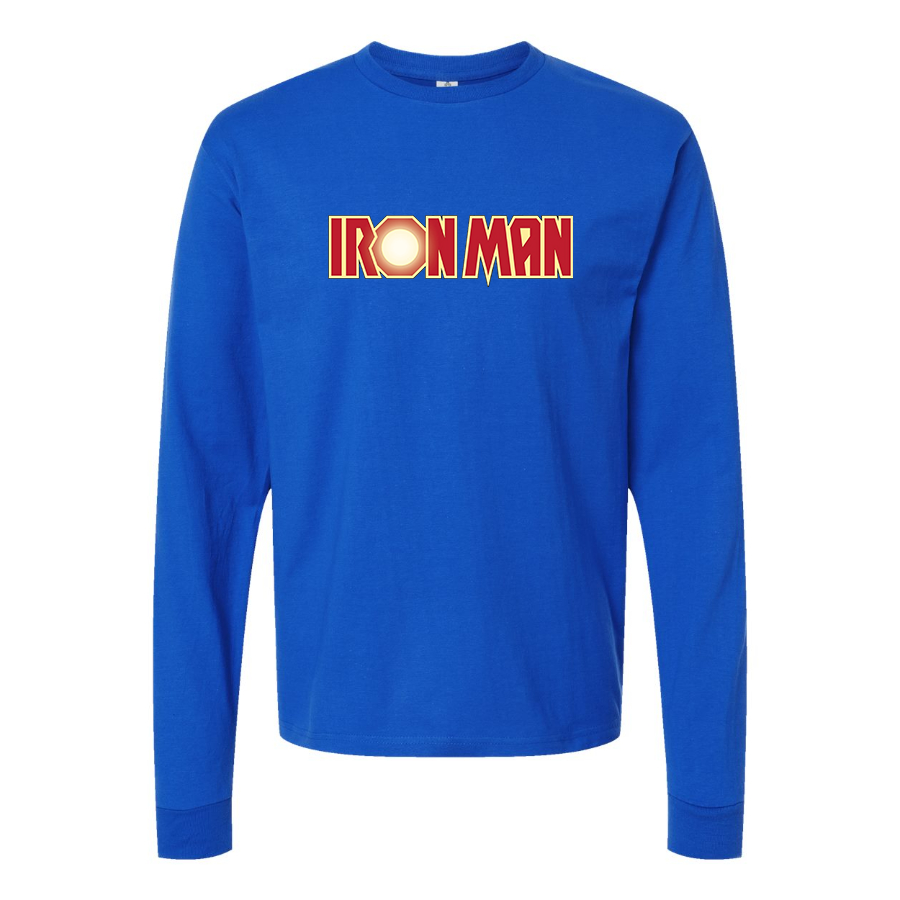 Youth Kids Iron Man Marvel Superhero Long Sleeve T-Shirt