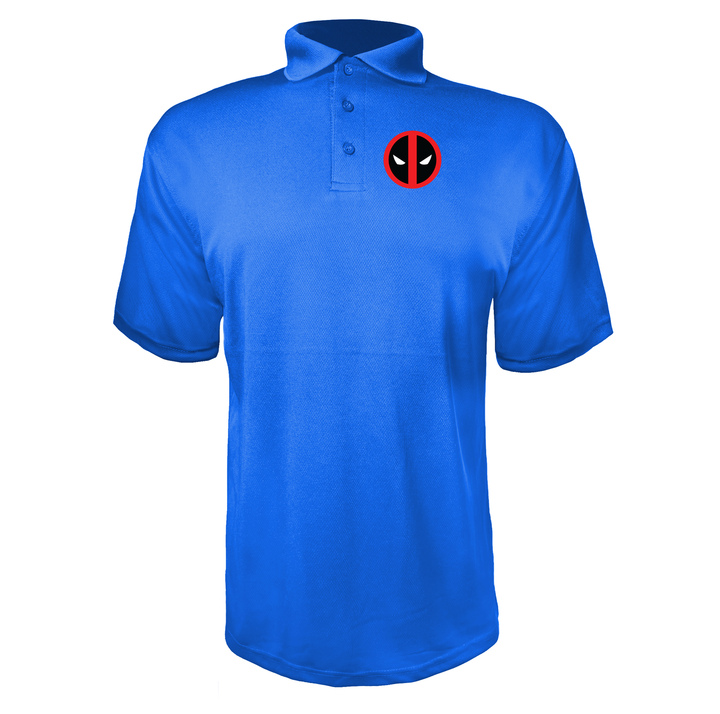 Men's Deadpool Marvel Superhero Polyester Polo