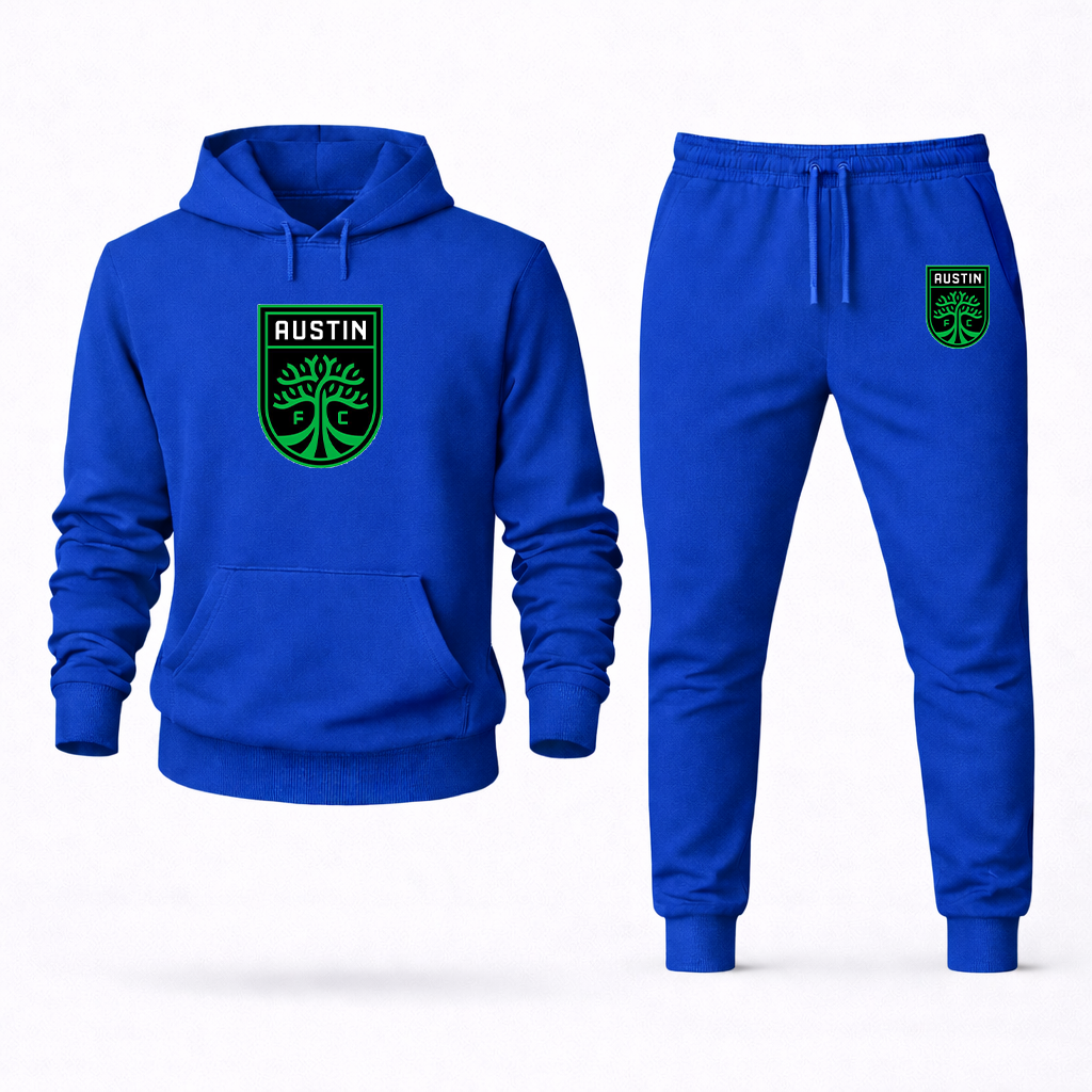 Men's Austin FC Logo Hoodie Joggers Set