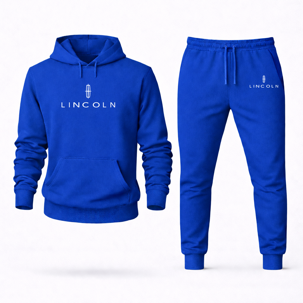 Men’s Lincoln Car Hoodie Joggers Set