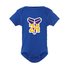 Kobe Bryant Mamba 24 Baby Romper Onesie
