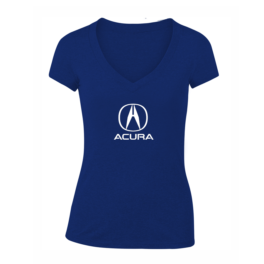 Women's Acura Car V-Neck T-Shirt